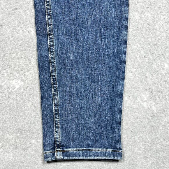 Free People We The Free Skinny Jeans Size 29 Medium Wash Retro 80s Y2K - Picture 5 of 12